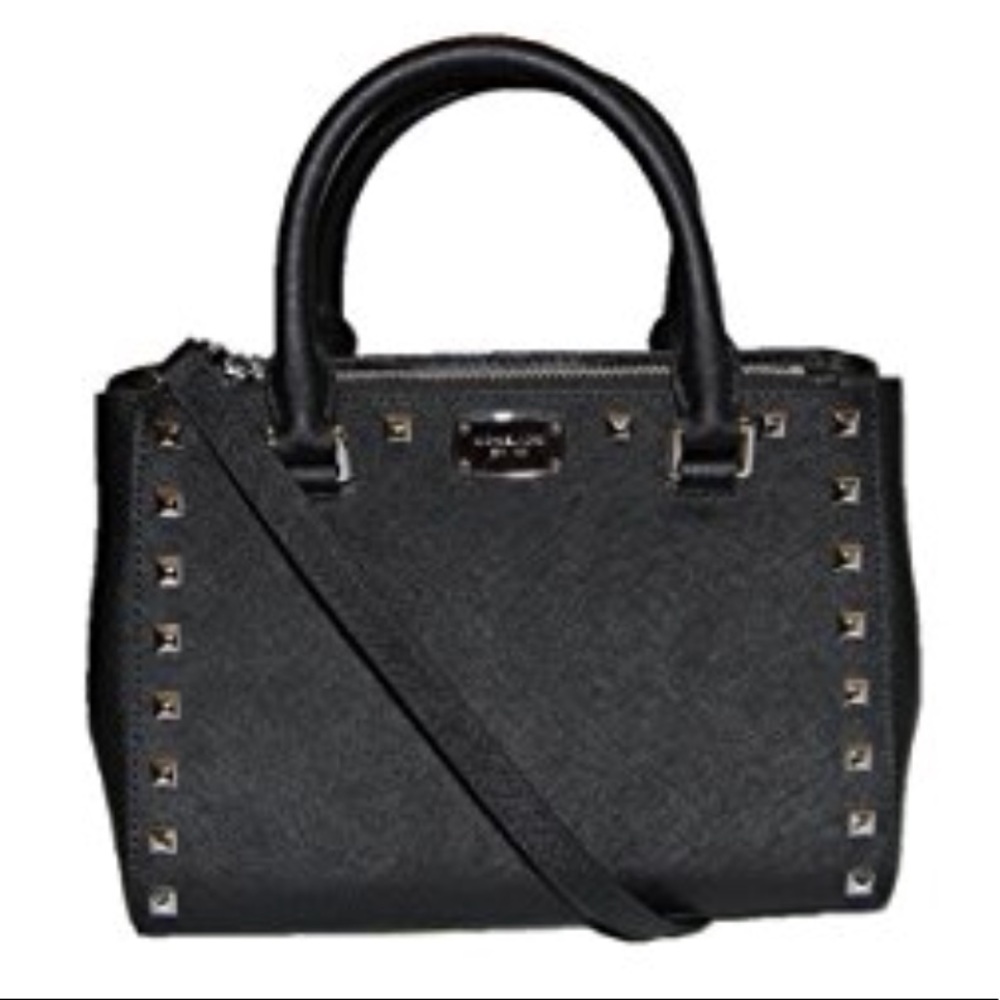 Micheal Kors kellen studded xs satchel